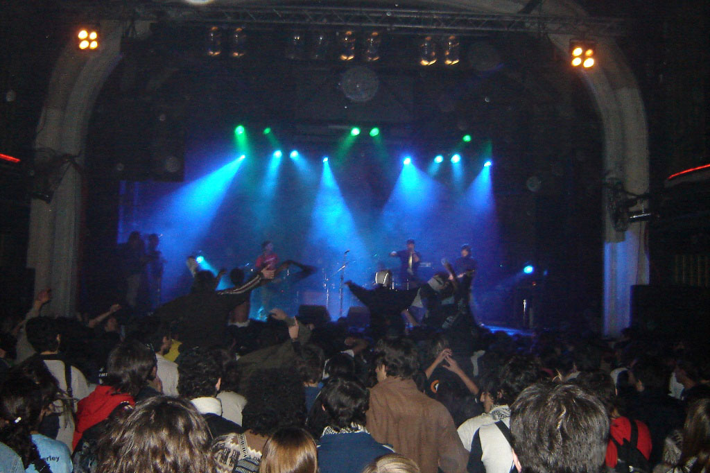 En el teatro de Colegiales